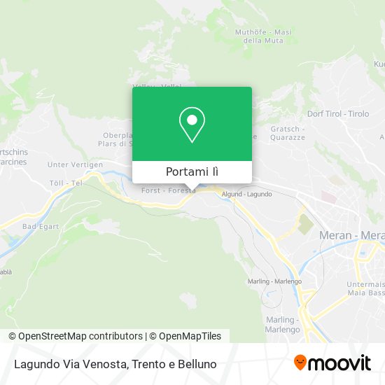Mappa Lagundo Via Venosta