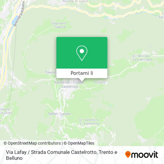 Mappa Via Lafay / Strada Comunale Castelrotto