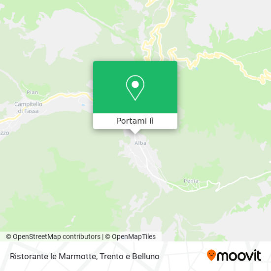 Mappa Ristorante le Marmotte