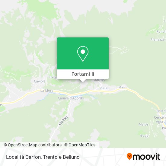 Mappa Località Carfon