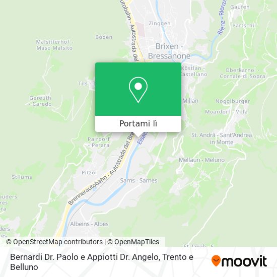 Mappa Bernardi Dr. Paolo e Appiotti Dr. Angelo