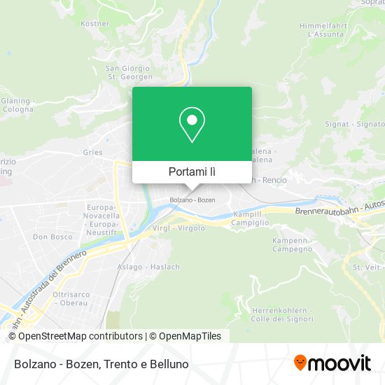 Mappa Bolzano - Bozen