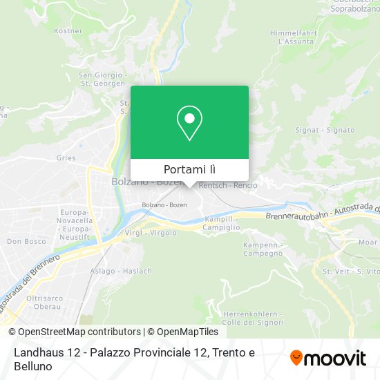 Mappa Landhaus 12 - Palazzo Provinciale 12