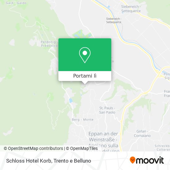 Mappa Schloss Hotel Korb