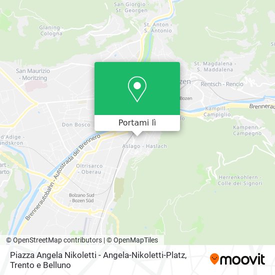 Mappa Piazza Angela Nikoletti - Angela-Nikoletti-Platz