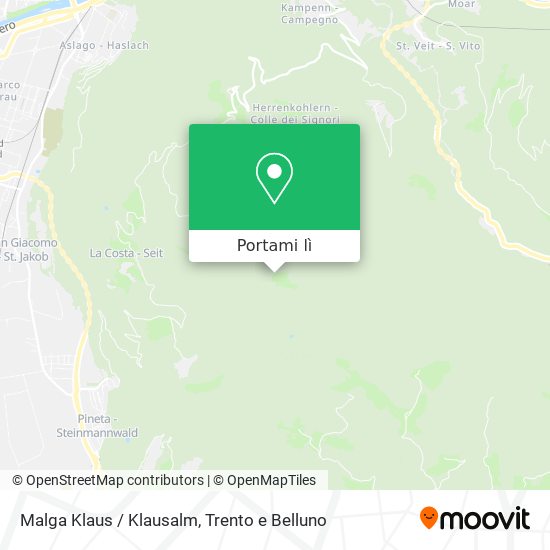 Mappa Malga Klaus / Klausalm