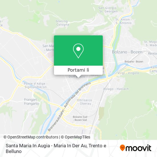 Mappa Santa Maria In Augia - Maria In Der Au