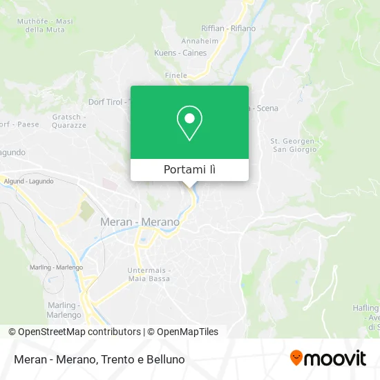 Mappa Meran - Merano