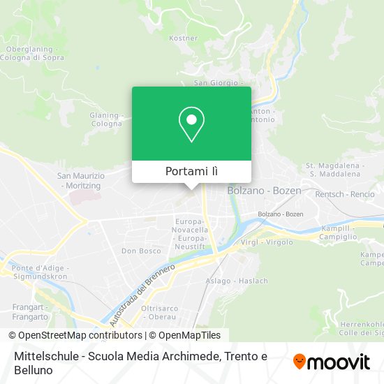 Mappa Mittelschule - Scuola Media Archimede