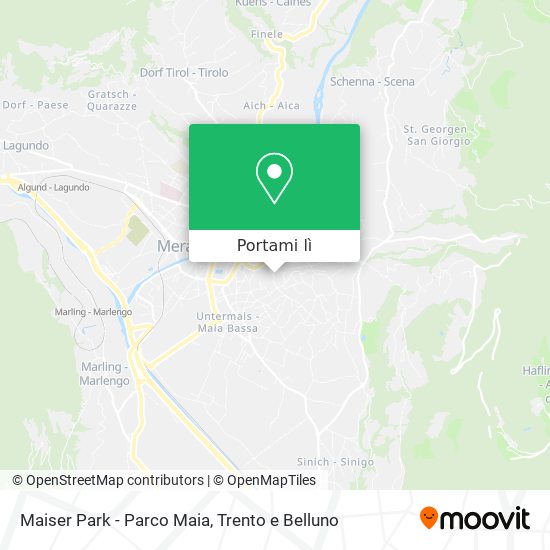 Mappa Maiser Park - Parco Maia