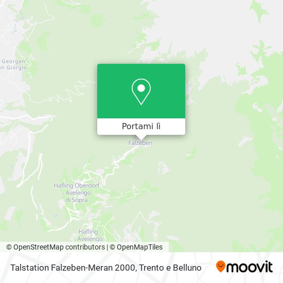 Mappa Talstation Falzeben-Meran 2000