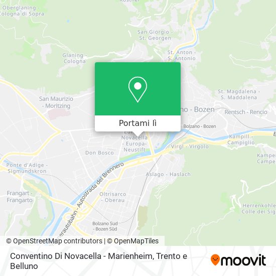 Mappa Conventino Di Novacella - Marienheim