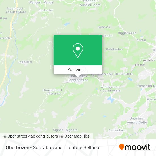 Mappa Oberbozen - Soprabolzano