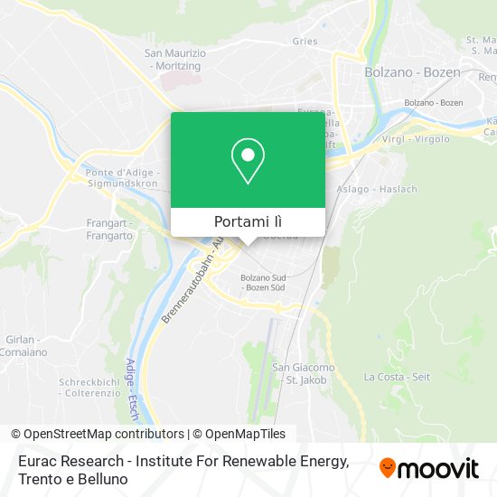 Mappa Eurac Research - Institute For Renewable Energy