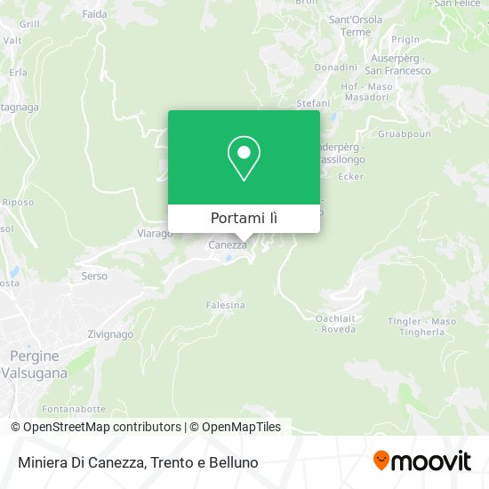 Mappa Miniera Di Canezza
