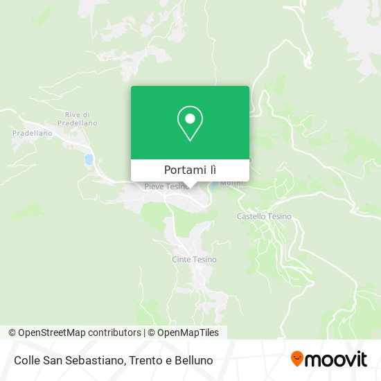 Mappa Colle San Sebastiano
