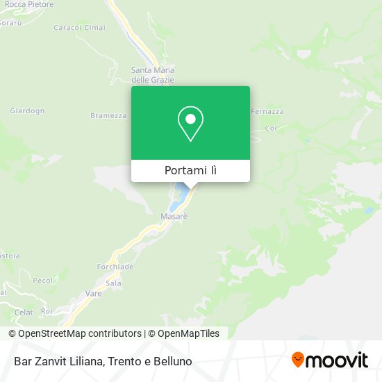 Mappa Bar Zanvit Liliana