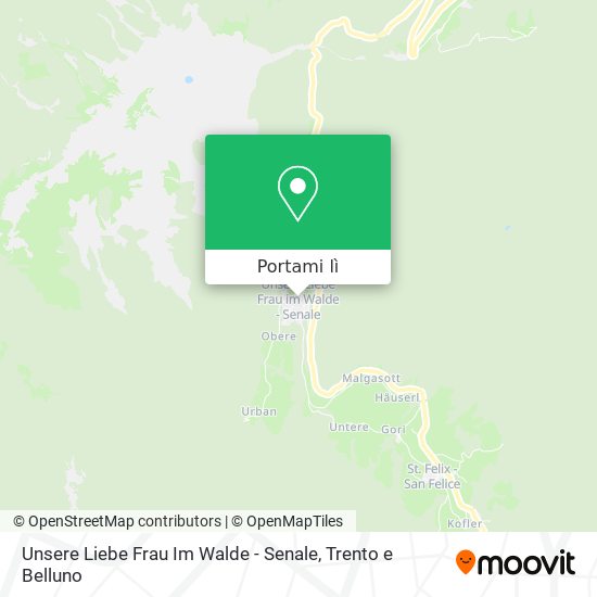 Mappa Unsere Liebe Frau Im Walde - Senale