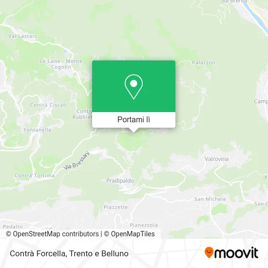 Mappa Contrà Forcella