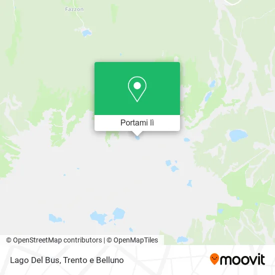 Mappa Lago Del Bus