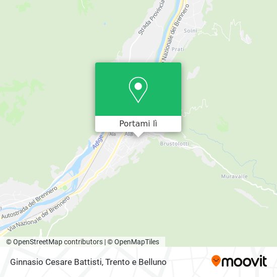 Mappa Ginnasio Cesare Battisti