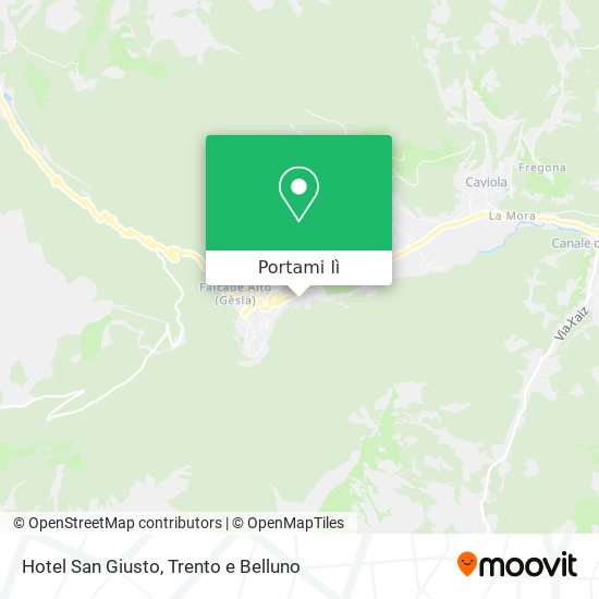 Mappa Hotel San Giusto