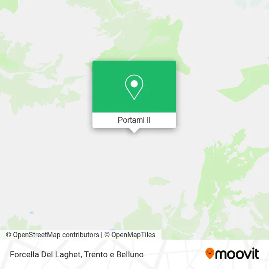 Mappa Forcella Del Laghet