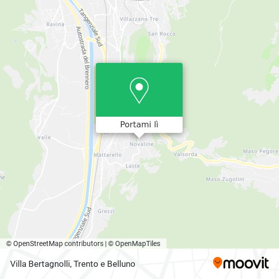 Mappa Villa Bertagnolli