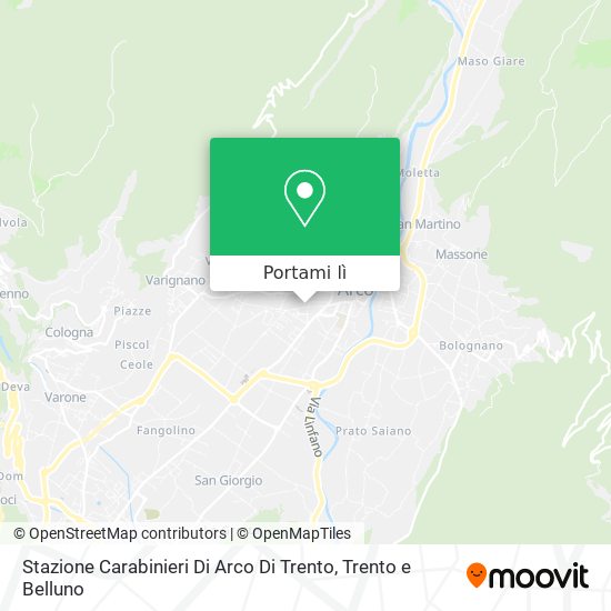 Mappa Stazione Carabinieri Di Arco Di Trento