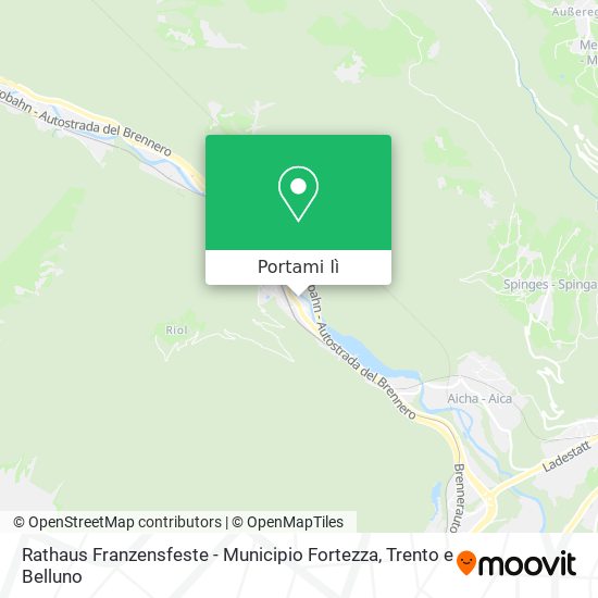 Mappa Rathaus Franzensfeste - Municipio Fortezza
