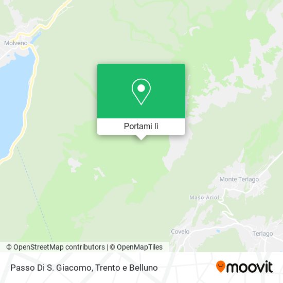 Mappa Passo Di S. Giacomo
