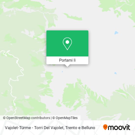 Mappa Vajolet-Türme - Torri Del Vajolet