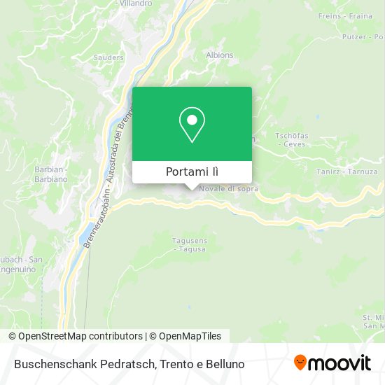 Mappa Buschenschank Pedratsch