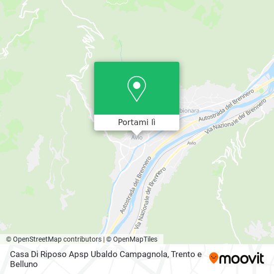 Mappa Casa Di Riposo Apsp Ubaldo Campagnola