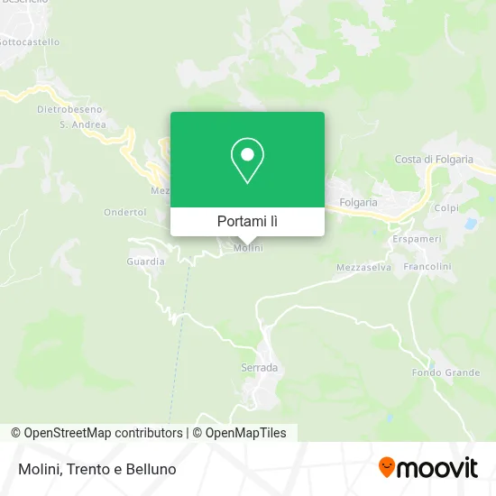 Mappa Molini