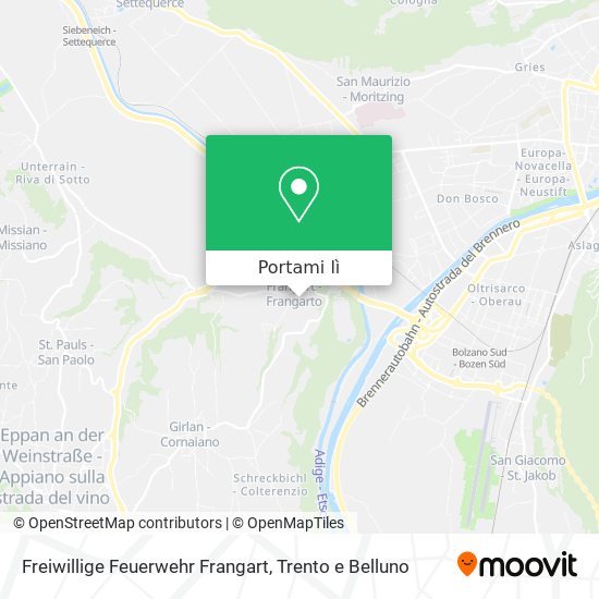 Mappa Freiwillige Feuerwehr Frangart