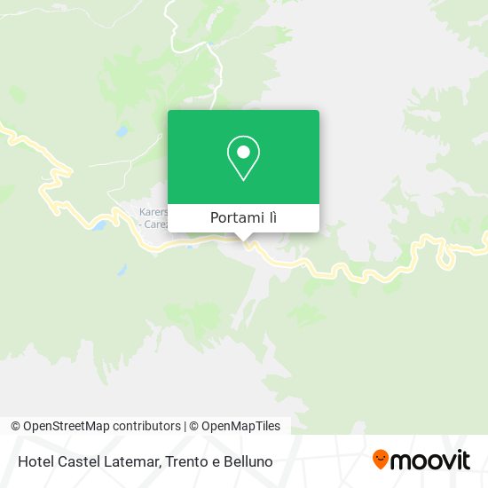 Mappa Hotel Castel Latemar
