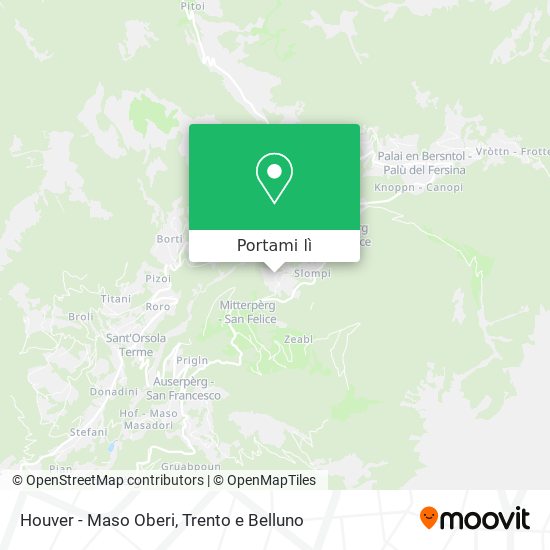Mappa Houver - Maso Oberi