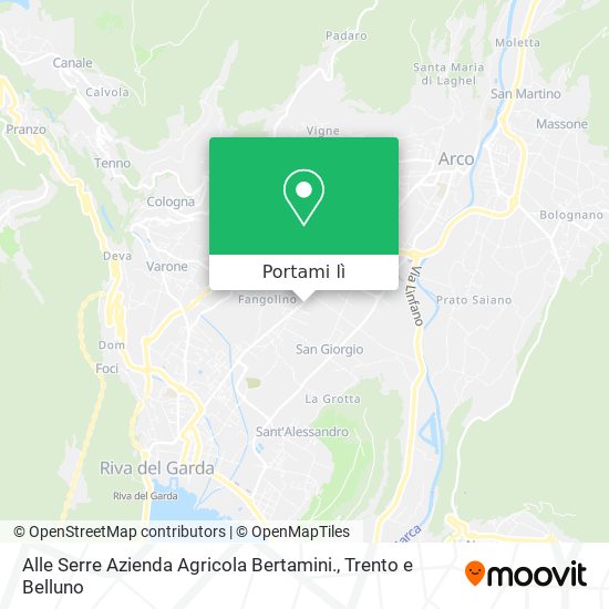 Mappa Alle Serre Azienda Agricola Bertamini.