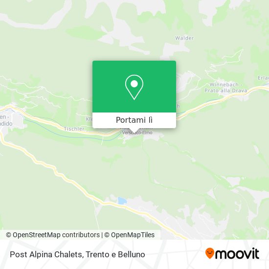 Mappa Post Alpina Chalets