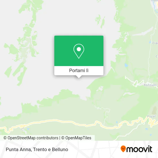 Mappa Punta Anna