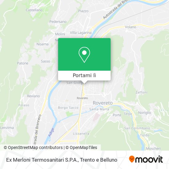 Mappa Ex Merloni Termosanitari S.P.A.