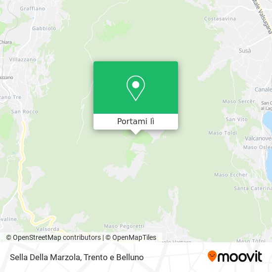 Mappa Sella Della Marzola