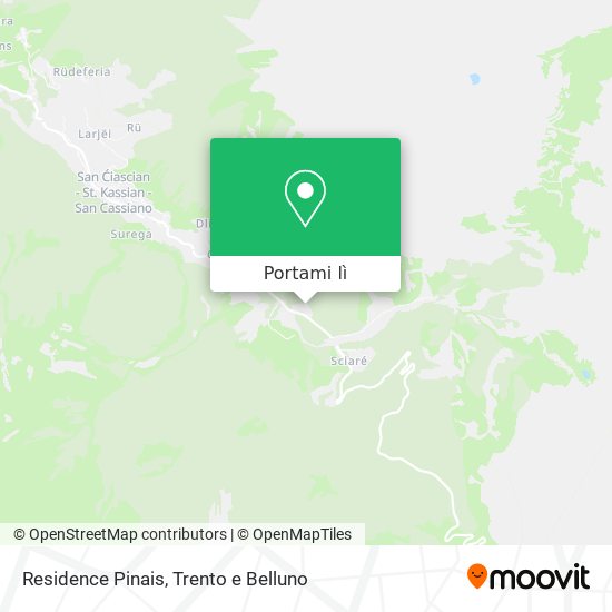 Mappa Residence Pinais