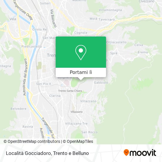 Mappa Località Gocciadoro