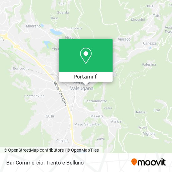 Mappa Bar Commercio