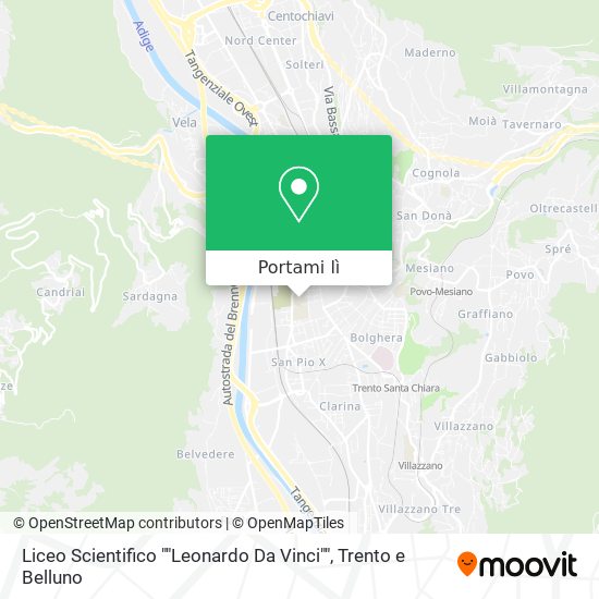 Mappa Liceo Scientifico ""Leonardo Da Vinci""