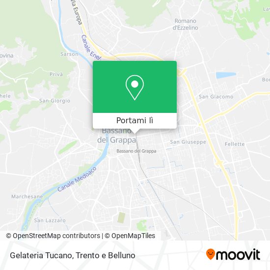 Mappa Gelateria Tucano