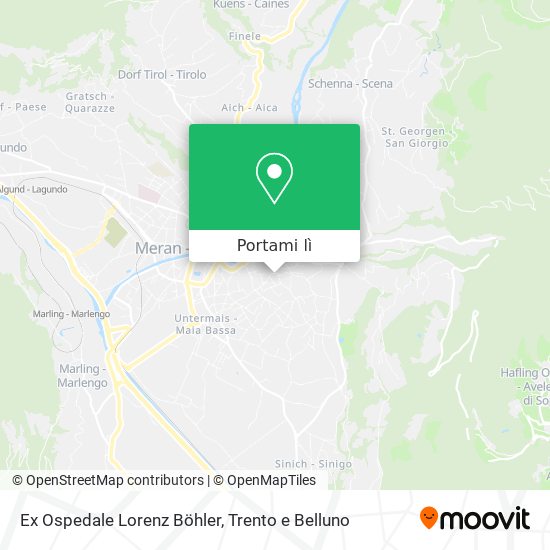 Mappa Ex Ospedale Lorenz Böhler