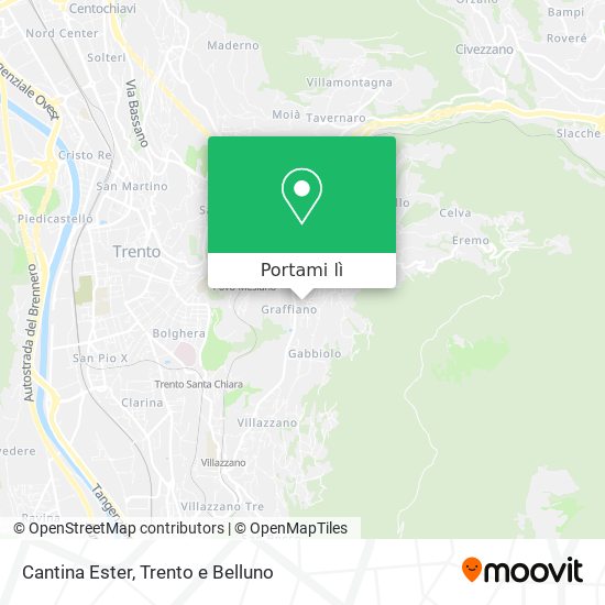 Mappa Cantina Ester